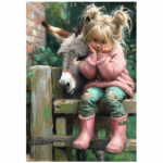Tear Resistant Deco Print Daisy And Donkey