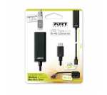 USB Type-c To RJ45 5GBPS 30CM Adapter - Black