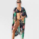 Women's Modern Mosaic Beach Cover-up