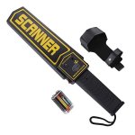 Natotinorch Handheld Metal Detector Wand High-sensitivity Security Detector Wand For Security Inspection Detection Of Various El