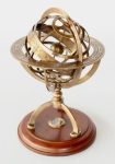 Brass Armillary With Compass Star Sign 27X18.5CM