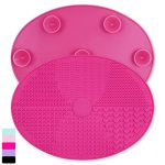 Makeup Brush Cleaner Mat Silicone Brush Cleaning Mat Big Size Make Up Brush Clean Pad With Suction Cup For Makeup Brush Cleaning