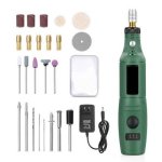 MINI Electrical Engraving Pen Cutting And Polishing Electrical Grinder Tool Set Us Plug Green