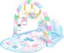 Multifunctional Baby Play Gym - Musical Piano Mat With Hanging Toys