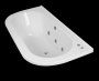 Bath Spa Oval Paris White Lux+ Acrylic Built-in 178X85CM