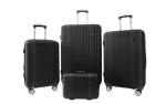 Evolution So-fly 3 Piece Abs Set With Free Vanity-black - Ys Travel Bags
