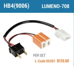 Lumeno HB4 9006 Piggy Back Adaptor For
