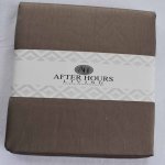 Faux Silk Mocha Taped And Lined Curtain