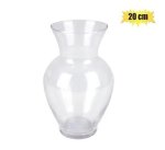 Vase Glass Bouquet 20CM Clear Marketplace Brits Bros