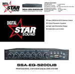 SSA-EQ-5200UB - 4 Band Parametric Pre-amp