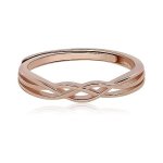 Meissa Sterling Silver Ring Dainty Thumb Rings For Women Handmade Ring Minimalist Stackable Band Size Adjustable Ring Gift For W