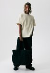 Loose Fit Printed T-Shirt - Beige