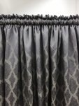 Charcoal Taped Lined Curtain Buy 1 Get 1 Free