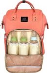 4AKID Portable Foldable Baby Bed Backpack Bag - Assorted Colours - Peach
