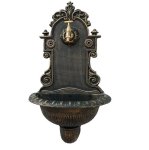Cast Iron Decoration Brass Tap & Sink