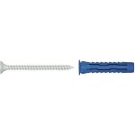 Universal Nylon Plug With Screw 8X40MM 10 Per Bag