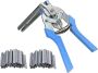 Ring Pliers Tool With 600PCS M-type Nails 360G Set For Poultry Cage