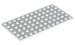 Parts Plate 6 X 12 3028 - White