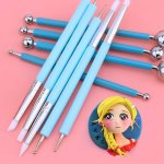 9 Pieces Dotting Tools Ball Styluses For Rock Painting Pottery Clay Modeling Embossing Art