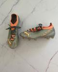 Puma Grey And Orange Ultra Matryx Pro Soccer Boots Size 5 Adult