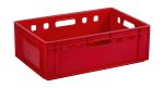 Heavy Duty Stackable Red Crate H197 W600 D390