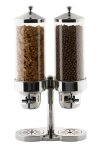 Cereal Dispenser Double S steel - Polycarbonate Cylinder