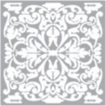 Stencil Oriental Tile