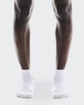 Logo Socks Mid 3 Pack White Running & Lifestyle Socks - Large