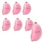 7PIECE Pink Banana Shape Soft Squeeze Fidget Popping Bubble Sensory Toys