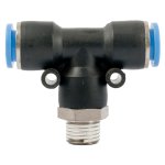 AirCraft Pu Hose Fitting Tee 10MM-1 4" M