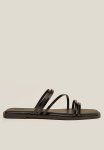 Cotton On Shelly Strappy Slide - Black Glossy