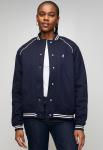 Polo Womens Tori Long Sleeve Varsity Jacket In Carbon - Carbon 40