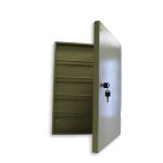 Steel Key Cabinet 50 Key Holder 55 X 27 X 5 Cm KEY002-IVORY