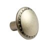 Pack Of 6 X Ribbed Knob Antique Pewter 30MM