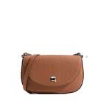 IKON Pebble Pin Flap Pouch -dark Tan