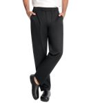 Kecols Chef Pants For Men Works Wear With Side Mesh Vents Black