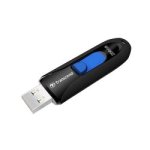 Transcend JetFlash 790 JF790 JETFLASH790K USB Flash Drive - 256GB - USB 3.0 3.1 Capless - Black And Blue
