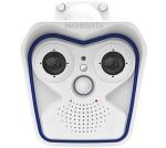 Mobotix 2X 6MP Lenses IP67 IK10 Network Camera With Shock Detector And Pir Sensor