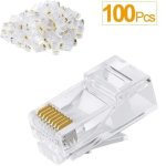 Netix RJ45 100 Pack CAT5 Shielded Connectors