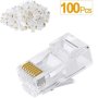 Netix RJ45 100 Pack CAT5 Shielded Connectors