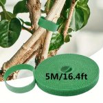 1ROLL 1CM Soft-grip Reusable Plant Ties - Durable Nylon Garden Tape For Adjustable Plant Support Structures Stem Protection And