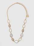 Rosemary Stone Necklace - 0 Ivory gold
