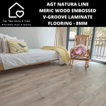 Agt Natura Line Meric Wood Embossed V-groove Laminate Flooring - 8MM