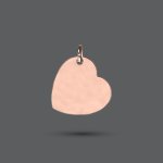 Gold Sketch Heart Pendant