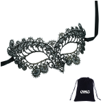 - Women's Elegant Hollow Lace Masquerade Face Masks - Pack Of 6 Styles