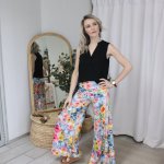 Spicy Clothing Happy Pants Comfy As Pajamas Artistic Floral