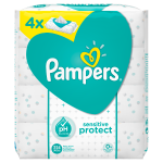 Sensitive Baby Wipes 4 X 56 Pack