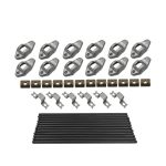Zieichy New Pushrods & Rocker Arms Kit Compatible With 1987-2006 Jeep 242CI 4.0L Wrangler Grand Cherokee Replace RK-551-2 PR-437
