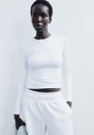 Jersey Top - White