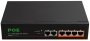 Diewu 4-PORT Network Switch 10/100 POE+2-PORT Uplink